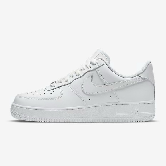 Nike Shoes - Nike Triple White Air Force 1 Leather Sneaker Size 10